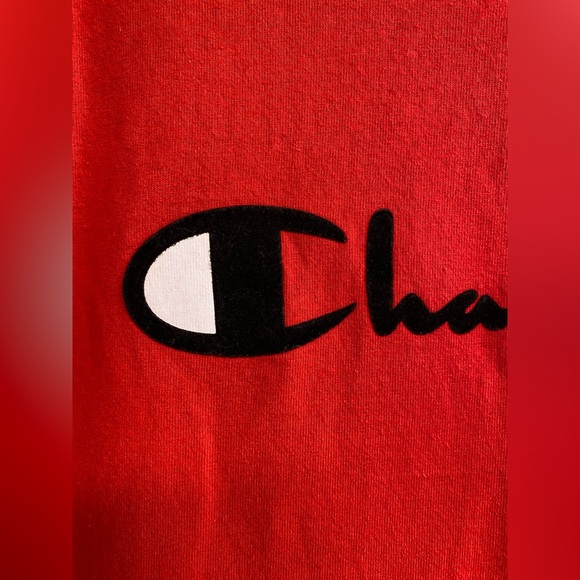 Vintage Men’s Medium Champion Tee T-Shirt Velvet Logo - Picture 3 of 9